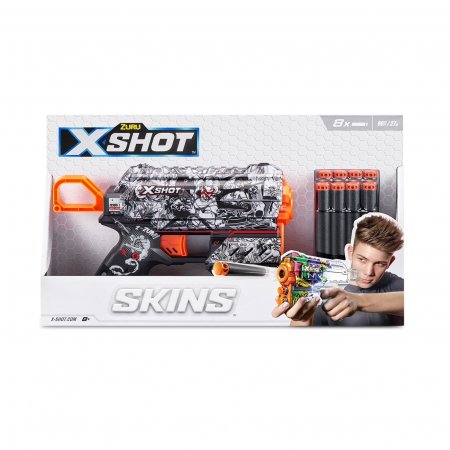 XSHOT žaislinis šautuvas Skins Flux, asort., 36516 36516