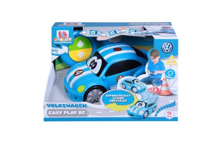 BB JUNIOR valdomas automobilis Volkswagen Easy Play, mėlynas, 16-92007 16-92007