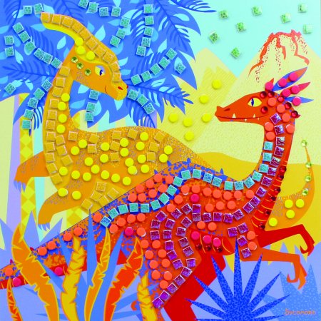 SYCOMORE kūrybinis rinkinys mozaika Dinosaurs, CRE7007 CRE7007