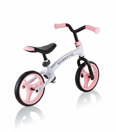 GLOBBER balansinis dviratis Go Bike Duo, pastelinė rožinė, 614-210 614-210