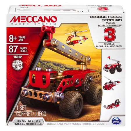 MECCANO konstruktorius 3 Model Set - Rescue Car, 6026714 
