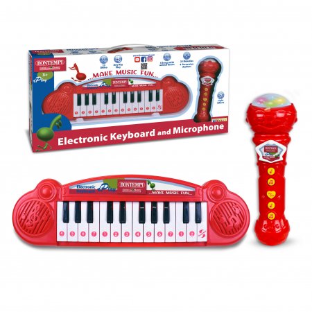 BONTEMPI elektroninis pianinas (24 klavišų) su mikrofonu, 60 2110 60 2110