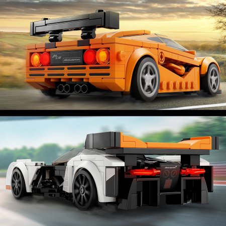 76918 LEGO® Speed Champions McLaren Solus GT ir McLaren F1 LM 76918
