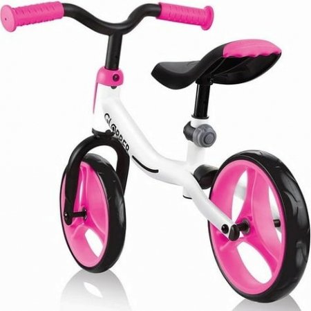 GLOBBER balansinis dviratis Go Bike, baltas-rožinis, 610-262 610-262