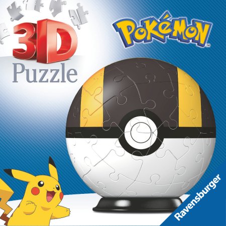 RAVENSBURGER 3D dėlionė Pokemon Ultra Ball, 54d., 11266 11266