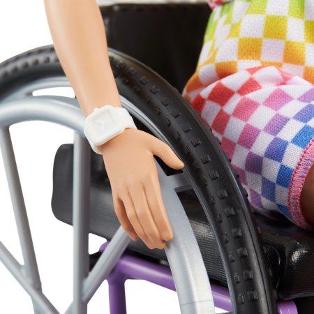 BARBIE madistė neįgaliojo vežimėlyje šviesiais plaukais, HJT13 HJT13
