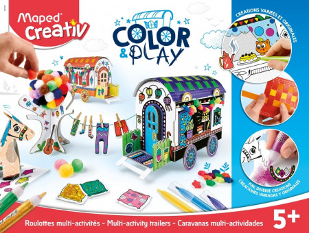 MAPED CREATIV Color&Play Design My Carriages kūrybinis rinkinys, 0244 0244