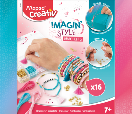 MAPED CREATIV Imagin' Style kūrybinis rinkinys magiškos apyrankės, 907401 907401