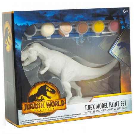 JURASSIC WORLD T-Rex modeliuko spalvinimo rinkinys Dominion, 93-0030 93-0030