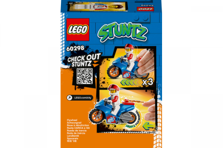 60298 LEGO® City Raketinis kaskadininkų motociklas 60298
