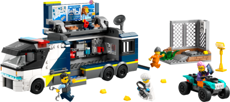 60418 LEGO® City Policijos Mobiliosios Nusikaltimų Tyrimo Laboratorijos Sunkvežimis 