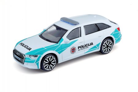 BBURAGO 1:43 policijos nuovada su Lietuvos Policijos automobiliu Bburago City, 18-31502 18-31502