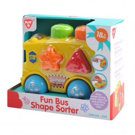 PLAYGO INFANT&TODDLER formų rūšiuoklis Fun Bus, 2107 2107