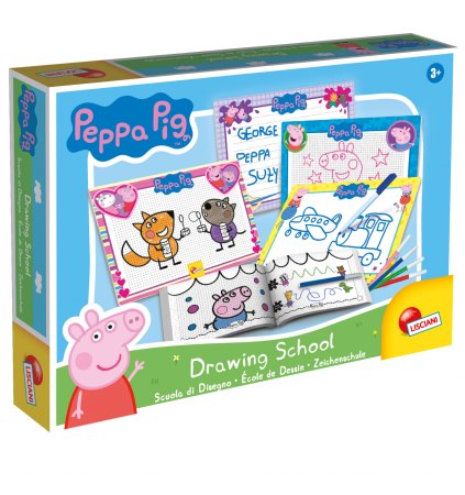 LISCIANI PEPPA PIG piešimo rinkinys Drawing School, 92215 92215