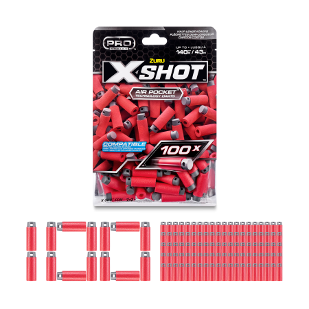 X-SHOT šoviniai Skins Pro, 1 serija, 100 vnt., asort., 36601 
