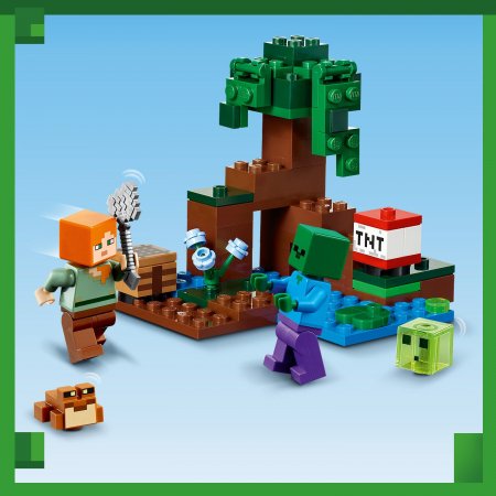 21240 LEGO® Minecraft™ Nuotykis pelkėje 21240
