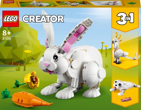 31133 LEGO® Creator 3 v 1 Baltasis triušis 31133