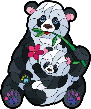 KIDS DO medinė dėlionė Panda, 52 d., AP3119 