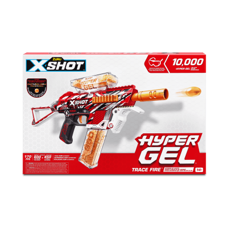 X-SHOT žaislinis šautuvas Hyper Gel, 1 serija, 10000 želinių rutuliukų, asort., 36621 