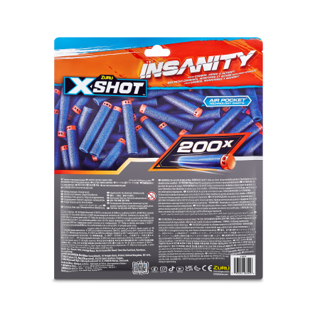 X-SHOT šoviniai Insanity, 200vnt,36624 