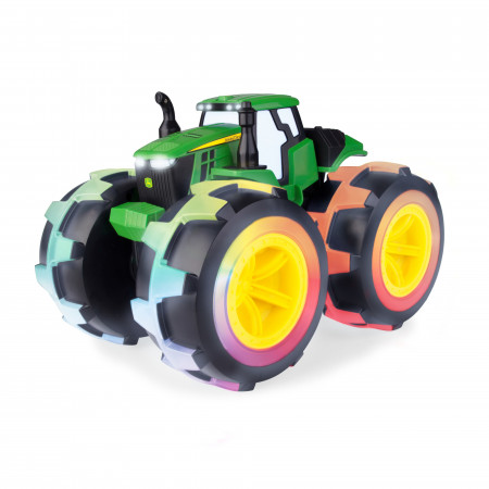 JOHN DEERE žaislinis traktorius su šviečiančiais ratais, 46644 46644
