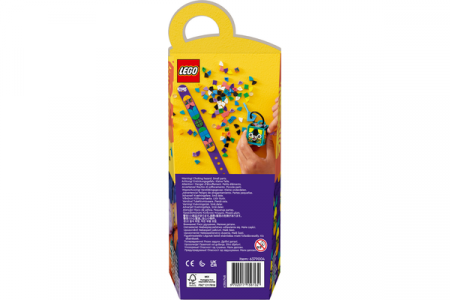 41945 LEGO® DOTS Neoninio tigro apyrankė ir kuprinės pakabukas 41945