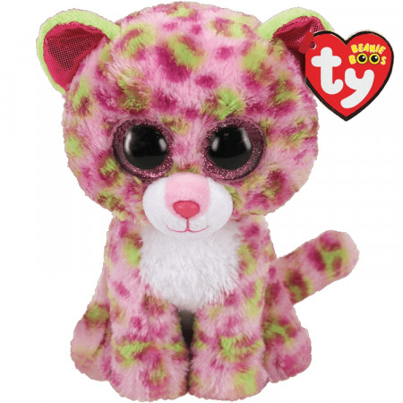 TY Beanie Boos pliušinis rožinis leopardas LAINEY 23cm, TY36476 TY36476