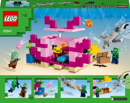 21247 LEGO® Minecraft™ Aksolotlio namas 21247