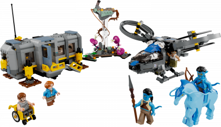 75573 LEGO® Avatar Skrajojantys kalnai: 26 aikštelė ir RDA Samsonas 75573
