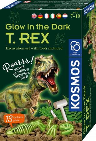 KOSMOS lavinamasis rinkinys Glow in the Dark T. REX, 1KS616915 1KS616915