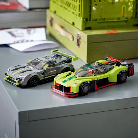 76910 LEGO® Speed Champions Aston Martin Valkyrie AMR Pro ir Aston Martin Vantage GT3 76910