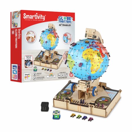 SMARTIVITY konstruktorius-žaidimas Globe Trotters, SMRT1165 SMRT1165