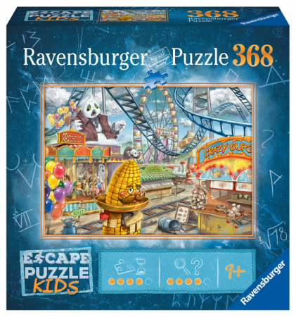 RAVENSBURGER ESCAPE KIDS dėlionė  Amusement Park, 368d., 12991 12991
