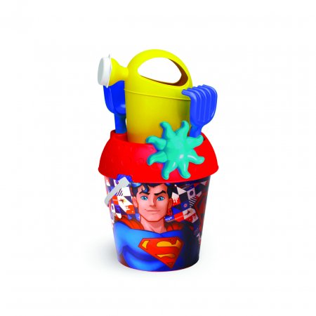 ADRIATIC Smėlio žaislų rinkinys Superman su laistytuvu, 18 cm., E7246 E7246
