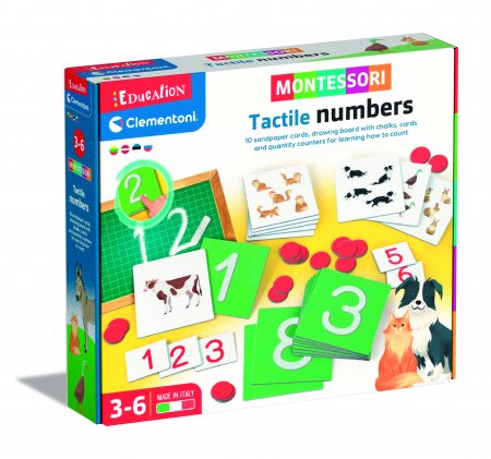 CLEMENTONI Games Montessori lavinamasis žaidimas Paliesk Skaičius, 50737 50737