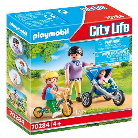 PLAYMOBIL CITY LIFE Mama su vaikais, 70284 70284