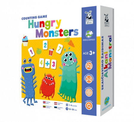 TERRA PUBLICA žaidimas Hungry Monsters "LT,LV, EE" , 4779054890115 4779054890115