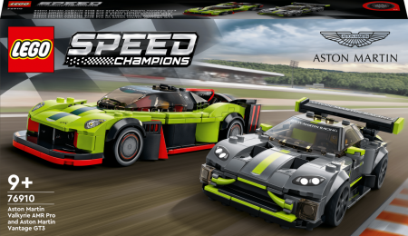 76910 LEGO® Speed Champions Aston Martin Valkyrie AMR Pro ir Aston Martin Vantage GT3 76910