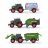 SIMBA DICKIE TOYS traktorius su priekaba Fendt Micro Farmer asort., 203732002 203732002