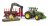 BRUDER traktorius John Deere 7R 350 su miško priekaba ir 4 rąstais, 03154 03154