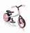 GLOBBER balansinis dviratis Go Bike Duo, pastelinė rožinė, 614-210 614-210