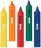 MUNCHKIN vonios pieštukai 5vnt. 36m+ Crayons 01169002www 01169002www