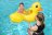 BESTWAY Funspeakers pripučiamas vaikiškas plaustas Duck su garsu, 1.02m x 0.99m, 34151 34151