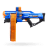 X-SHOT žaislinis šautuvas Mad Megga Barrel Blaster Insanity, 1 serija, 36609 
